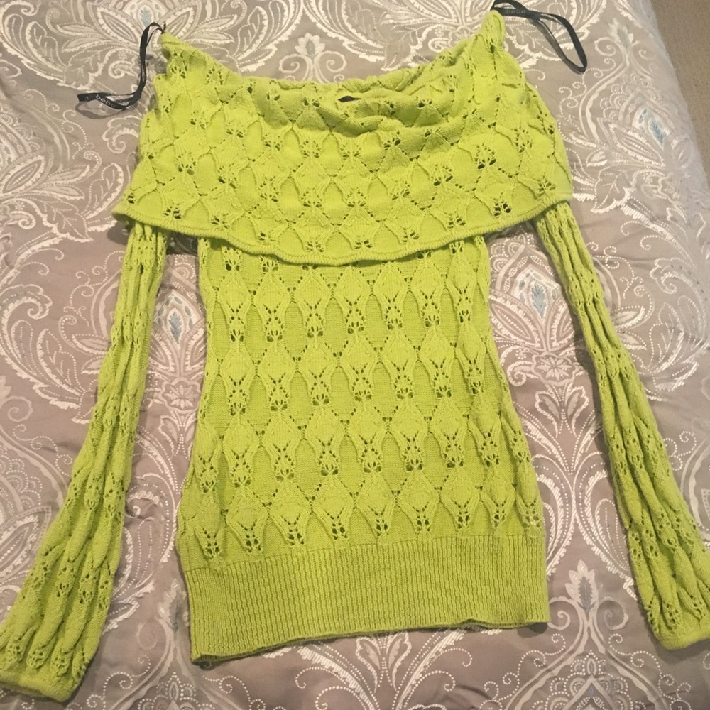 Off the shoulder sweater